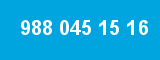 988 045 15 16